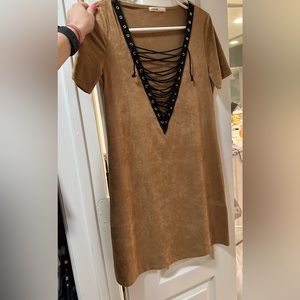 Love Culture Velvet Dress short